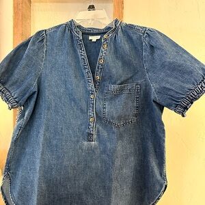 Pilcro Denim Button Down “Aly” denim Shirt